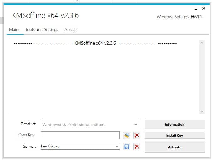 KMSOffline 2.4.4 Free Download Full