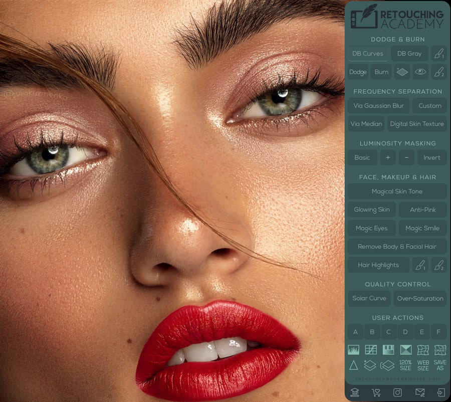 MUA Retouch Panel for Adobe Photoshop