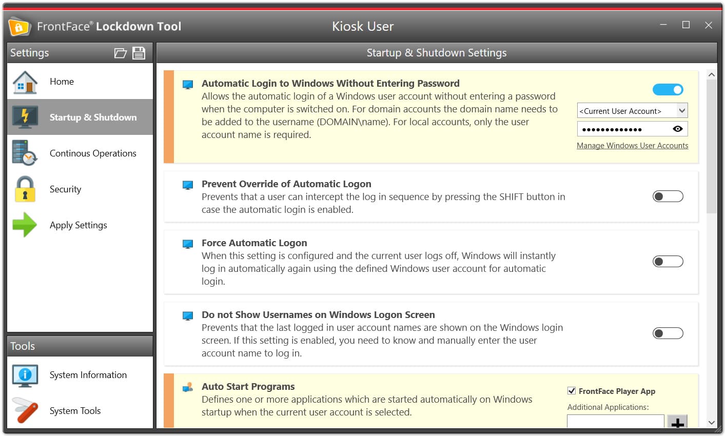 FrontFace Lockdown Tool 5.2.0 Free Download Full