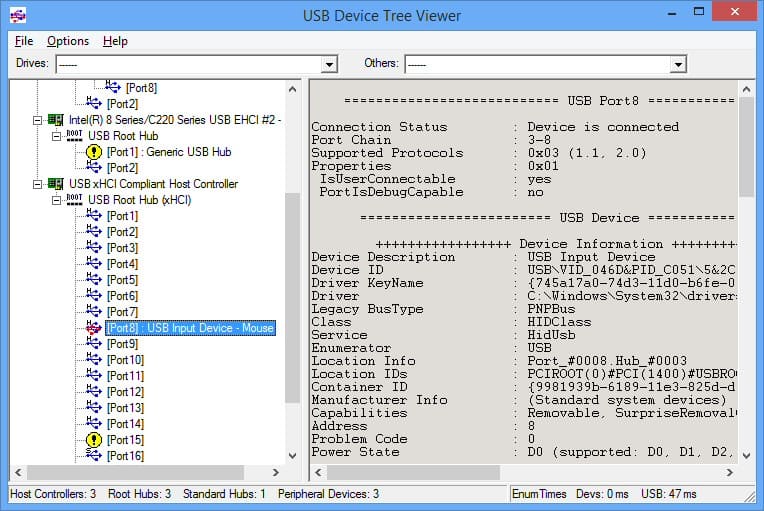 USB Device Tree Viewer 4.0.5.1 Free Download